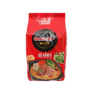 Bọc 10 gói mì Omachi xốt bò hầm 100gr