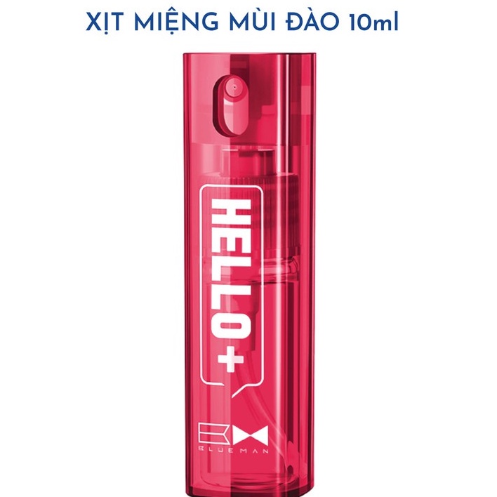 Nước Xịt Thơm Miệng Hương Đào BLUEMAN Chính Hãng 10ml