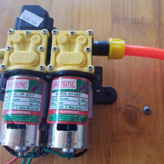 MÁY RỬA XE  mini 12V bơm áp LỰC ĐÔI Đỉnh Phong