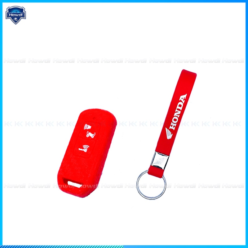 ☆Độc Quyền☆Vỏ Silicone Sợi Carbon Bảo Vệ Chìa Khóa Cho Xe Hơi honda Pcx-160 Pcx160-with Logo