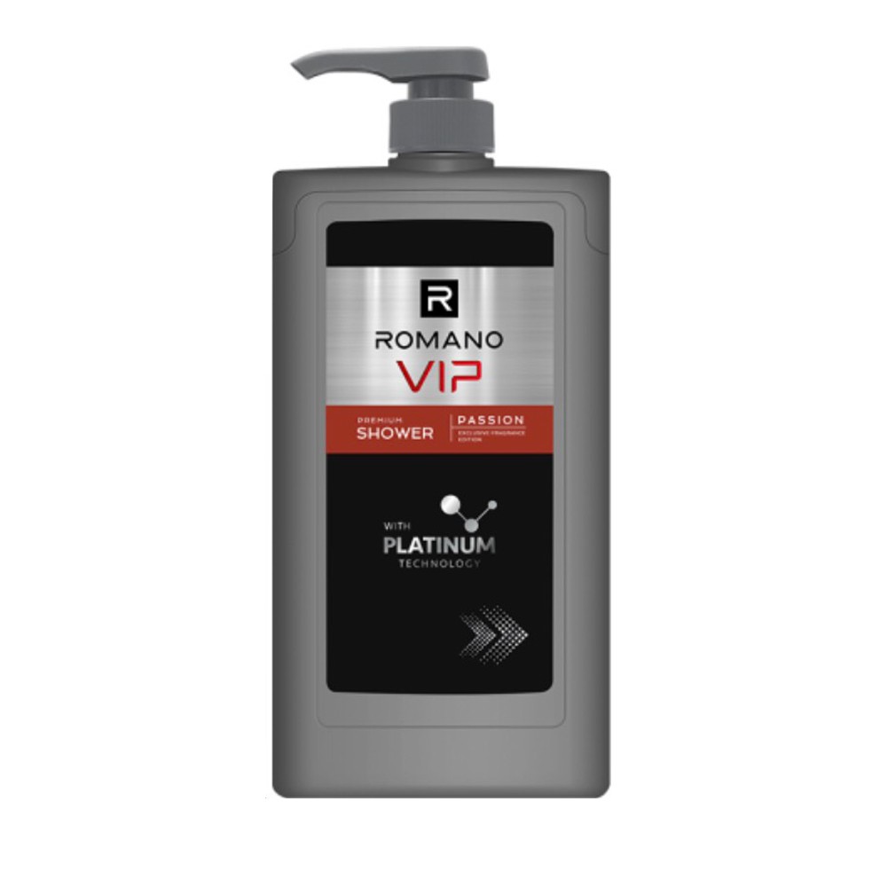 Sữa tắm cao cấp Romano Vip Vision, Passion mạnh mẽ, sang trọng cuốn hút 650g