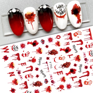 Sticker Dán Móng Họa Tiết Halloween