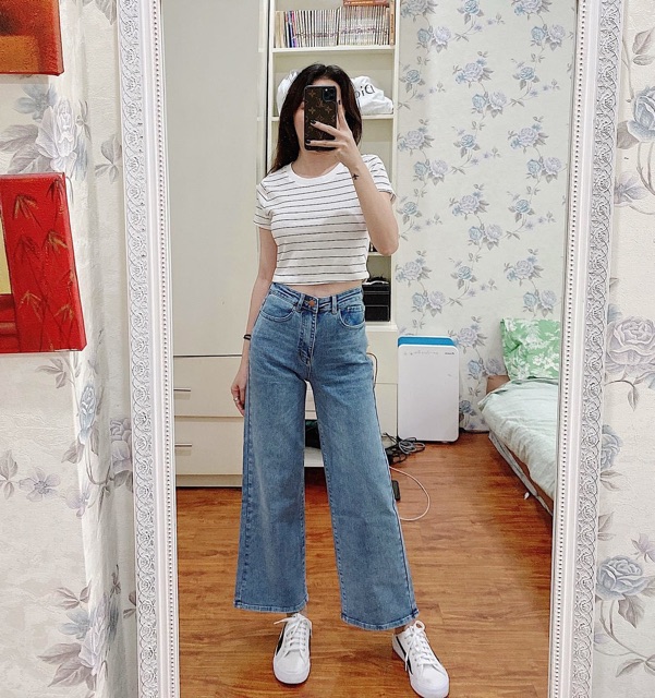 Quần culottes premium lưng cao