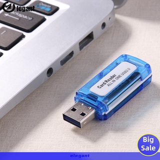 [NEW]4 in 1 Memory Card Reader USB 2.0 All in One Cardreader for Micro SD TF M2