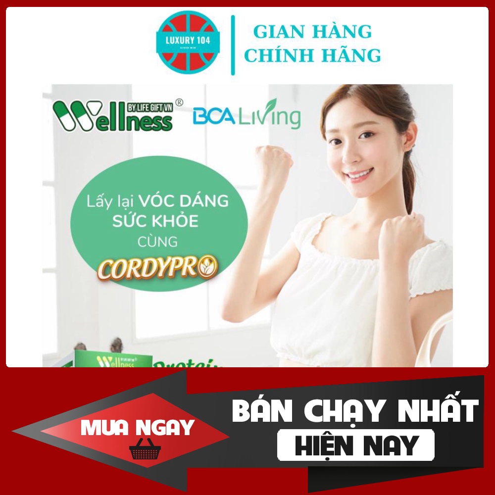 Hàng chính hãng Thực Phẩm Bổ Dưỡng Bảo Vệ Sức Khoẻ Protein Thực Vật Cordypro