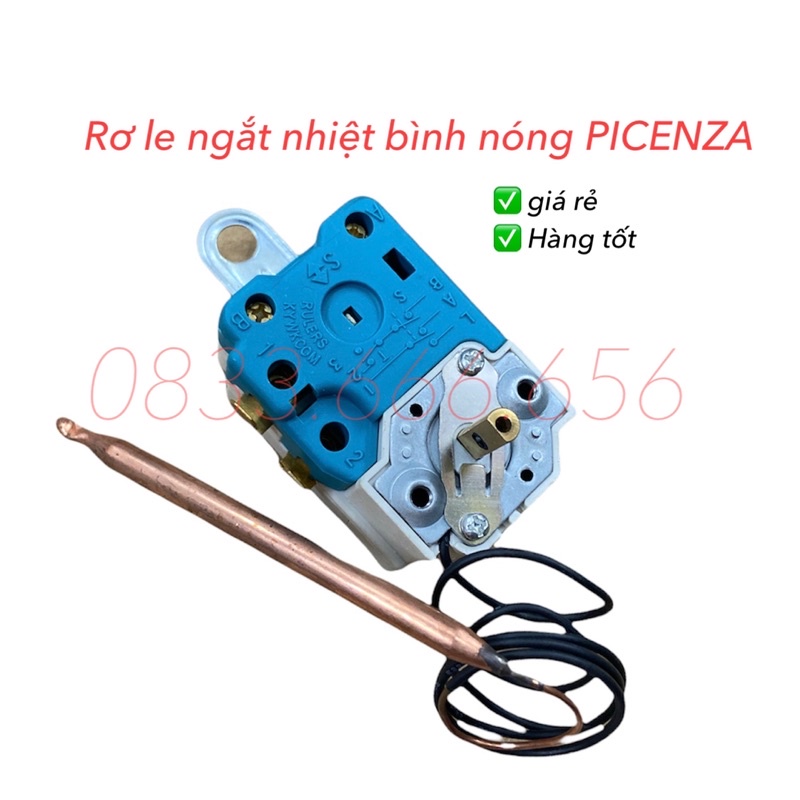 Rơ le bình nóng Picenza - Rơ le ngắt nhiệt bình nóng Picenza - Rơ le bình nóng lạnh Picenza xanh giá rẻ cho thợ điện