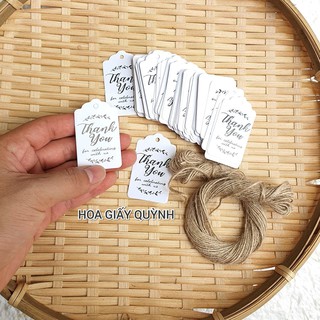 100 Tag TREO GIẤY  CÓ DÂY