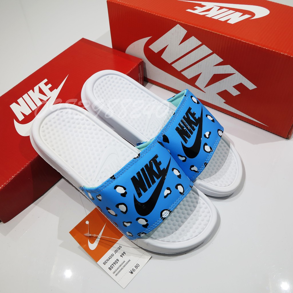 Dép Nike Nk quai ngang hoạt hình, báo đốm hot trend unisex nam nữ loại 1 cao cấp, tem size in nhiệt, tặng kèm hộp hãng.