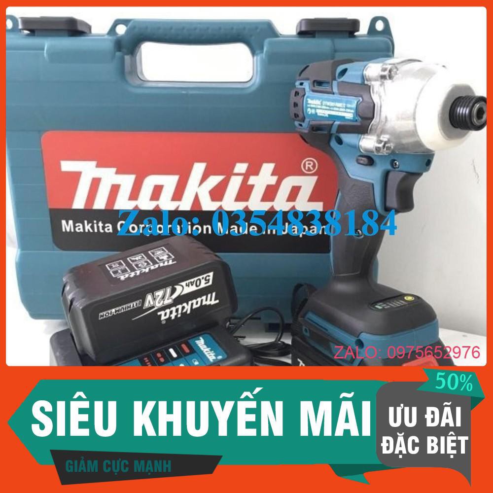 Máy Bắn Vít Chuyên Dụng Makita 72V DTW285 Không Chổi Than-Pin Chuẩn 10Cell Hàng loại 1