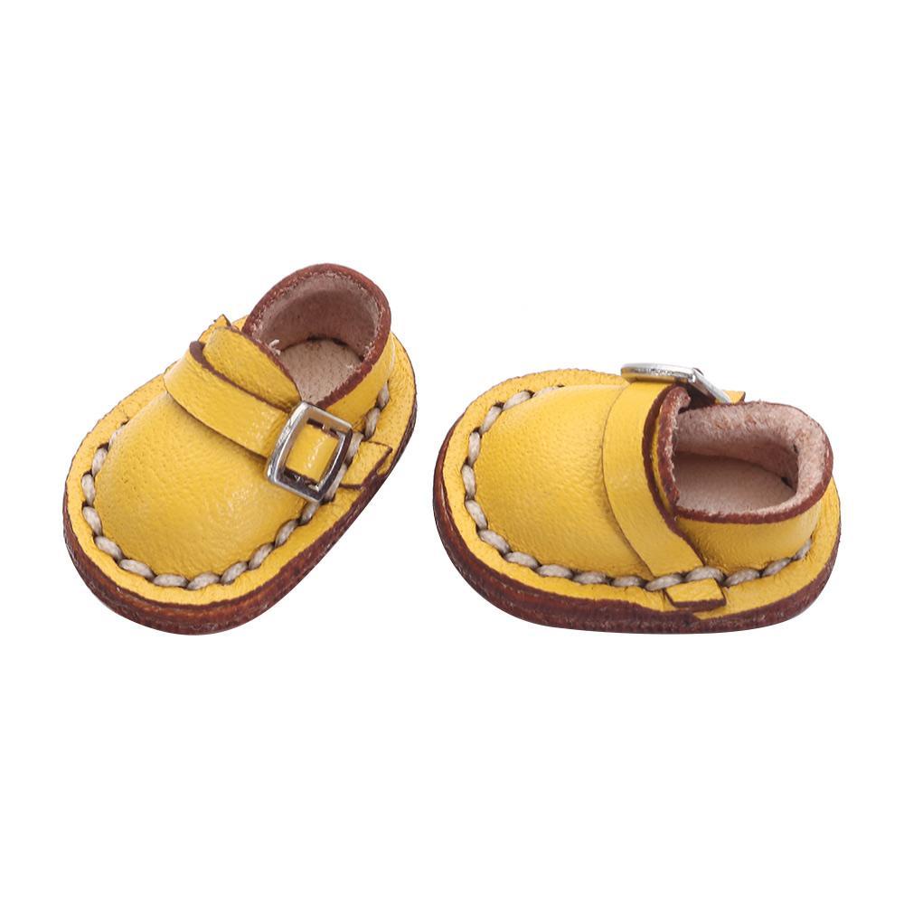 Giày Búp Bê Da Bò Handmade 6 Màu Dành Cho Búp Bê 1 / 11 OB11