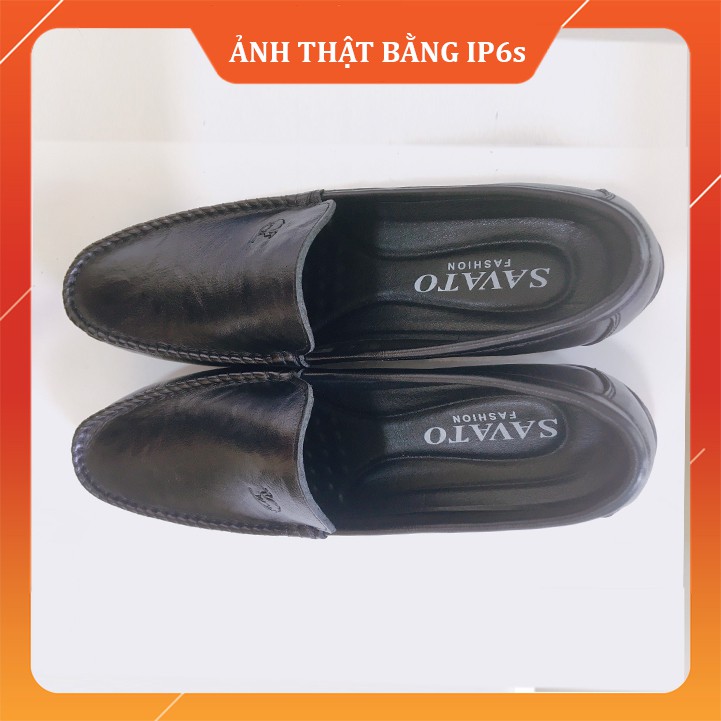 Giày Lười Nam Đẹp [DA BÒ THẬT 100% - TIỀN NÀO CỦA NẤY] Giày lười nam cao cấp,Tặng Hai Đôi Tất Lười Dày Dặn, Cao Cấp -GLD | BigBuy360 - bigbuy360.vn