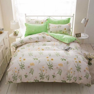 Chăn ga cotton poly nhập