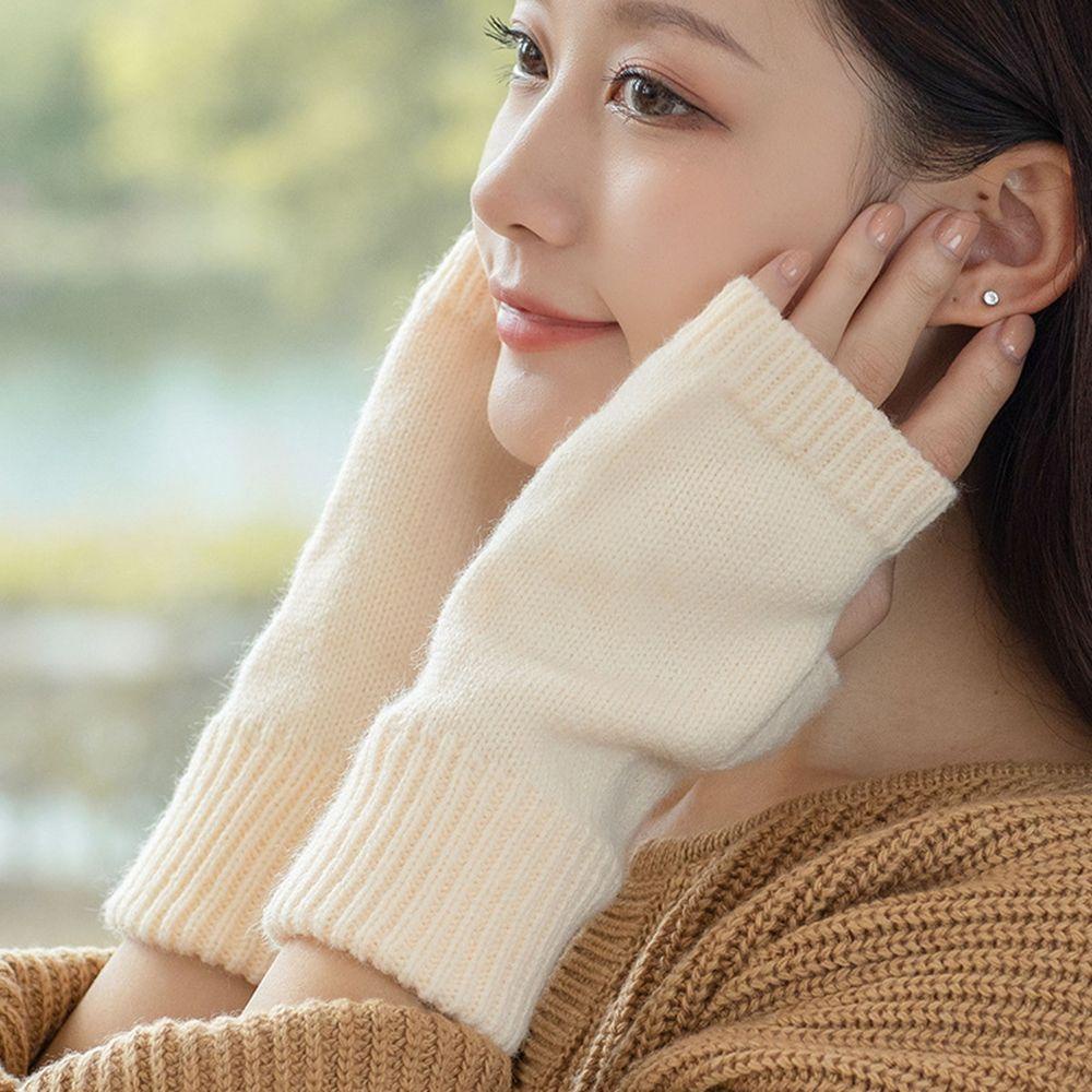 1 Đôi Găng Tay Hở Ngón Thời Trang Nam Tính