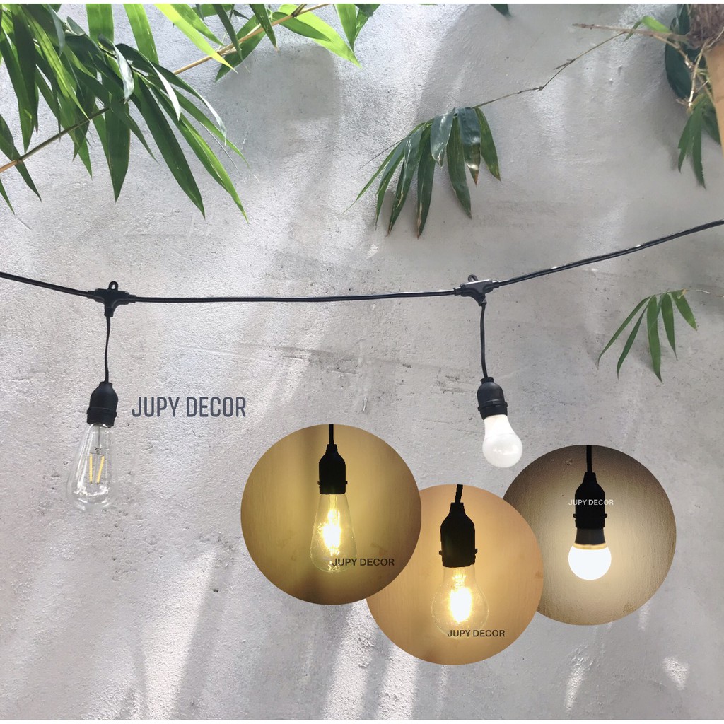 [HÀNG ĐẸP] Bóng đèn Bulb - đèn Edision 3W 4W 7W chui đèn e27 ngoài trời chuyên chiếu sáng không gian trang trí quán cafe