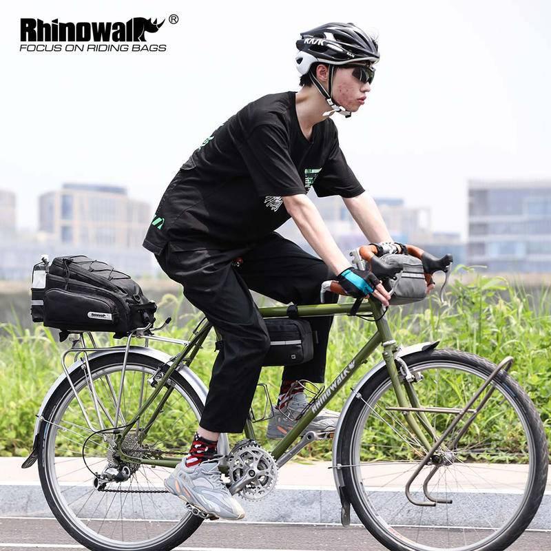 Túi đựng đồ gắn yên xe đạp Rhinowalk chống thấm nước sức chứa lớn tiện dụng