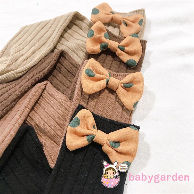 Vớ Dài 30cm Mềm Mại Co Giãn Đính Nơ Đáng Yêu Cho Bé Gái