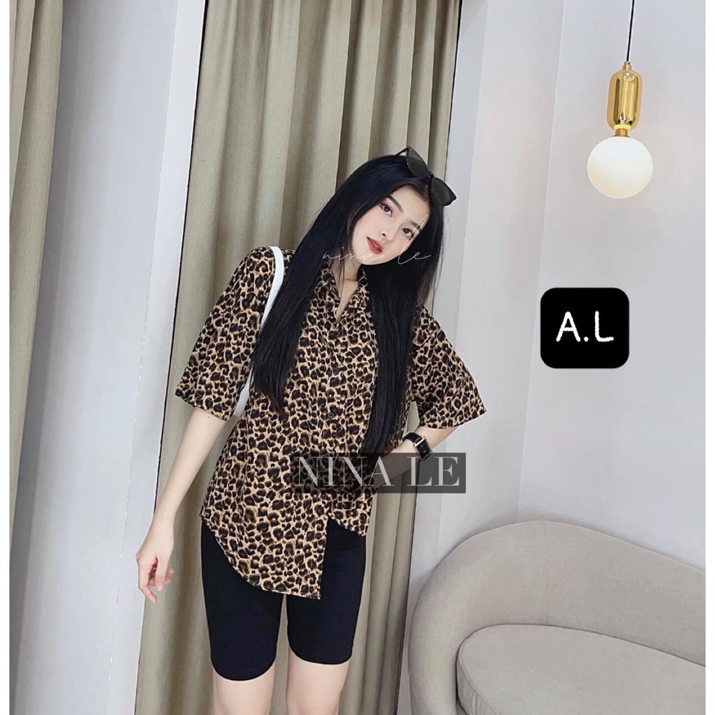 [ Hàng Đẹp Bán Shop ] Áo sơ mi báo , sơ mi ngựa vằn tay lỡ, Sơ mi nữ tay lỡ hàng quảng châu | BigBuy360 - bigbuy360.vn