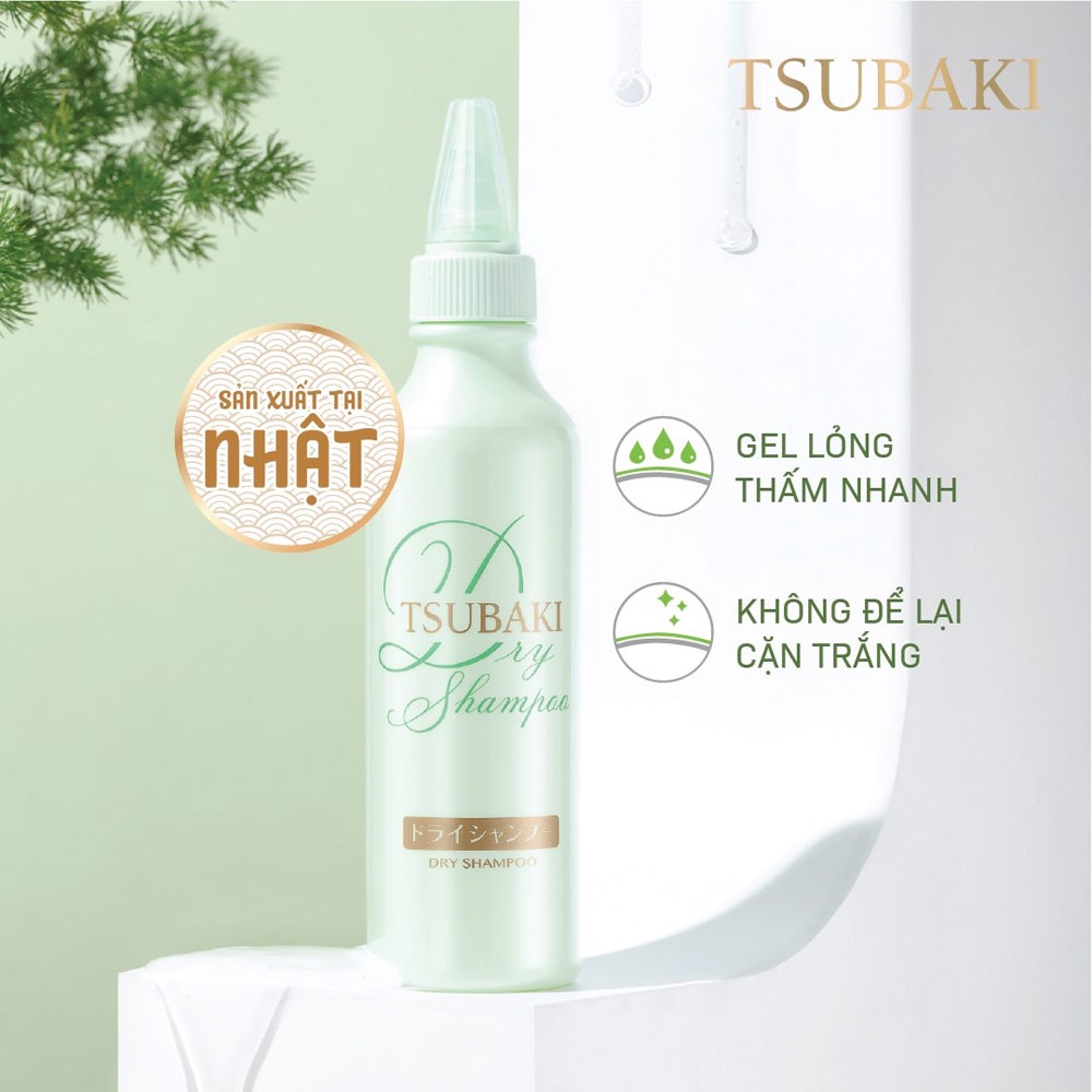 Dầu gội khô TSUBAKI dry shampoo 180ml