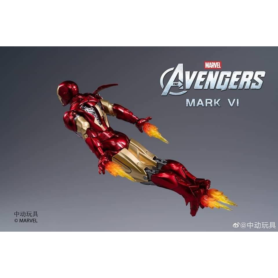 Mô Hình Người Sắt ZD Toys Iron Man Mark VI  Sacle 1:10