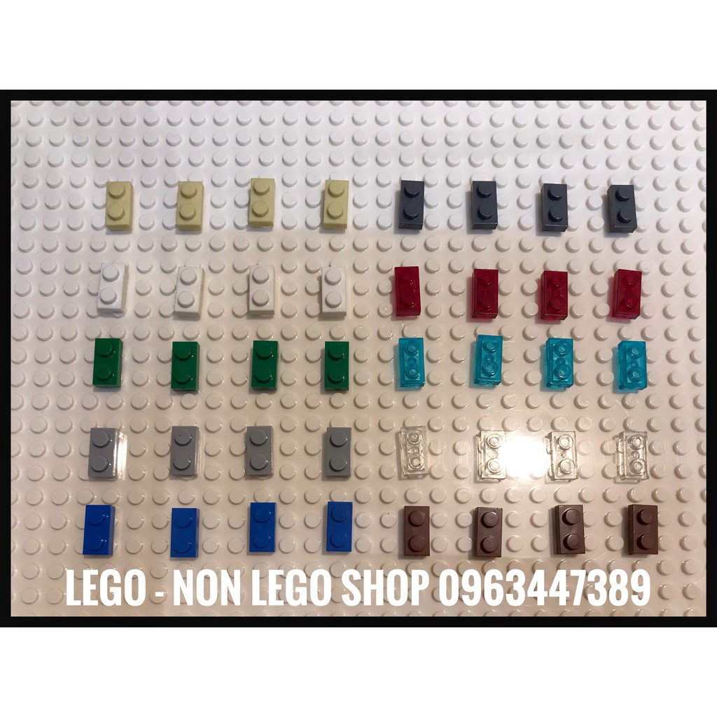 Gạch Cơ Bản Part 1x2 Dẹt Các Màu Sắc