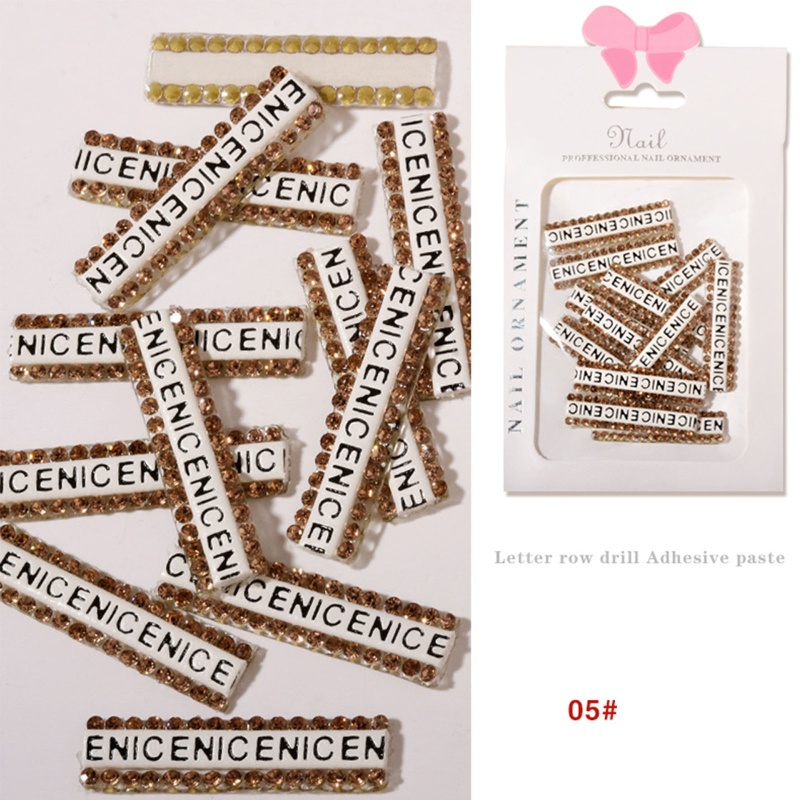 Miếng Dán Trang Trí Móng Tay Đính Đá Thời Trang