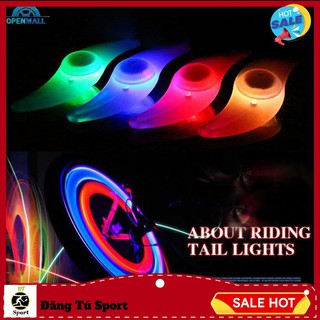 Đèn led gắn bánh xe Đạp chống Thấm Nước, hình cánh quạt, chất lượng cao