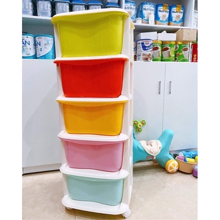 Tủ nhựa 5 tầng đa sắc màu Việt Nhật