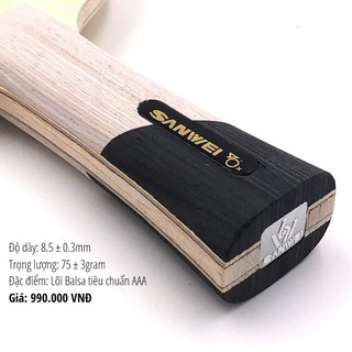 CỐT VỢT BÓNG BÀN SANWEI LDLIGHT