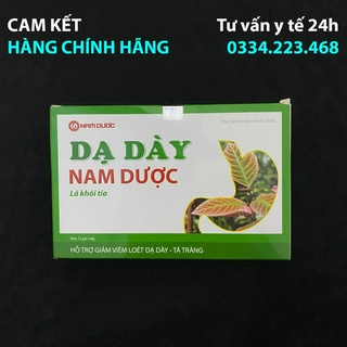 Viên uống Dạ Dày Nam Dược lá khôi tía giảm viêm loét dạ dày tá tràng giảm acid dịch vị và bảo vệ niêm mạc 12 gói