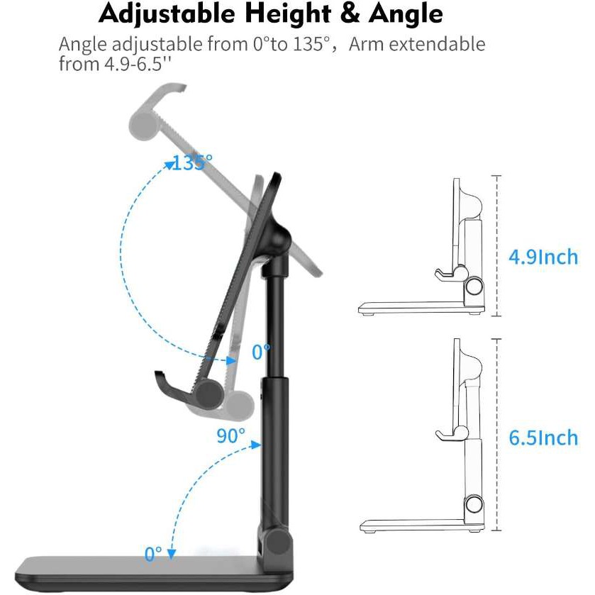 Giá đỡ điện thoại di động đa năng cho máy tính để bàn, giá đỡ máy tính bảng di động cho giá đỡ iPhone ipad