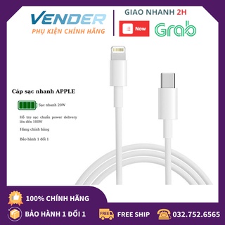 Cáp sạc nhanh iphone 11 cáp c to lightning 18w / hàng chính hãng bảo hành 12 tháng