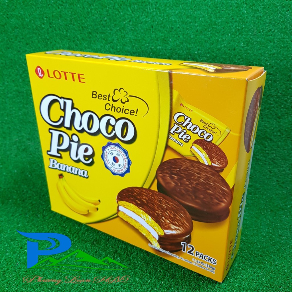 GIẢM GIÁ SỐC Bánh ChocoPie Hàn Quốc Lotte - Nhập khẩu chính hãng hộp 336g