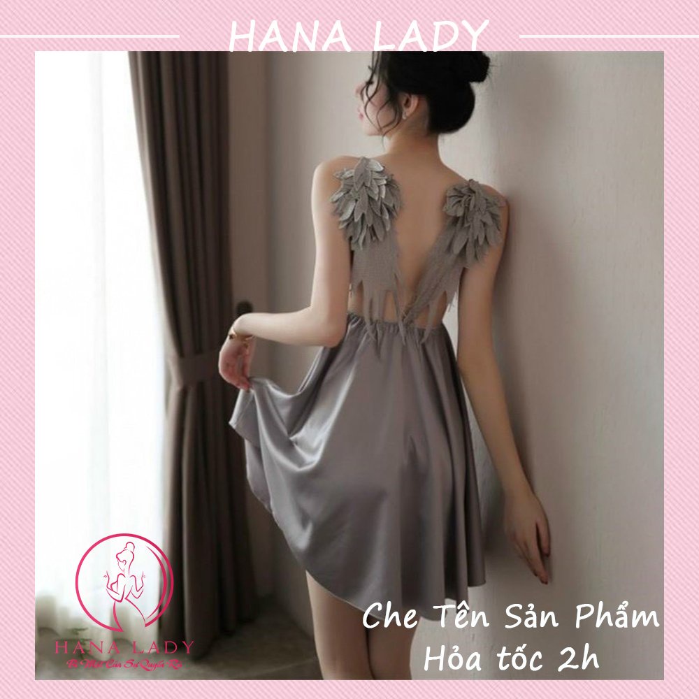 Váy ngủ lụa nữa cánh thiên thần - Đầm ngủ gợi cảm cao cấp VN174