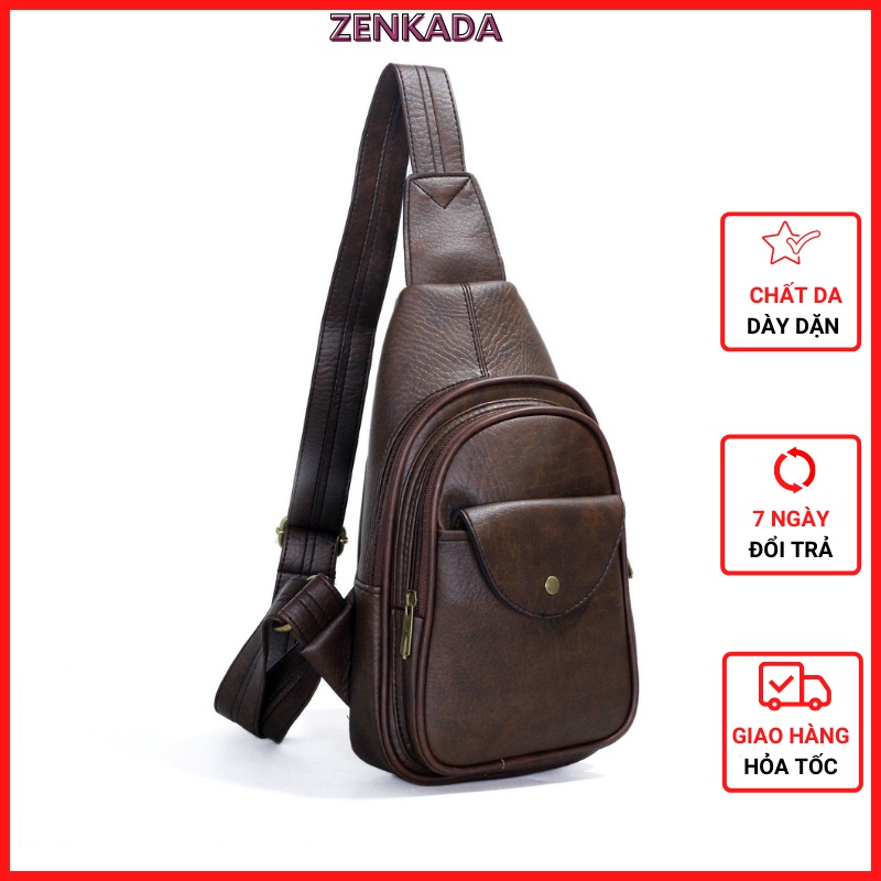 Túi đeo chéo Zenka cao cấp phong cách lịch lãm sang trọng