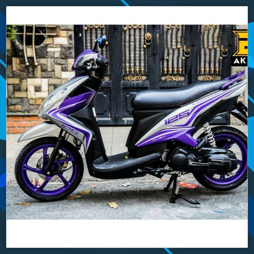 Tem xe Luvias rời tím bạc (bộ)