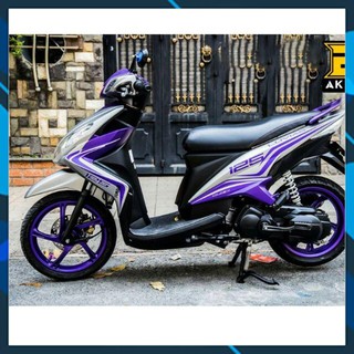 Tem xe Luvias rời tím bạc (bộ)