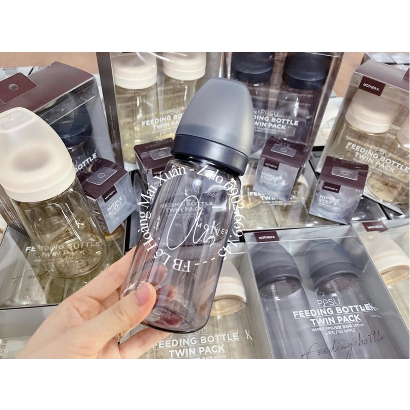 Bình sữa Mother K Basic Series 200ml - 300ml Cho Bé Từ Sơ Sinh