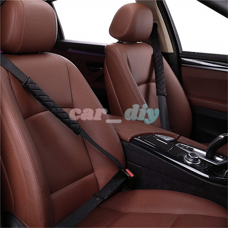 Bộ 2 Vỏ Bọc Dây Đai An Toàn Xe Hơi / Xe Tải / Máy Bay SUV Vải Nhung Mềm Dày Dặn