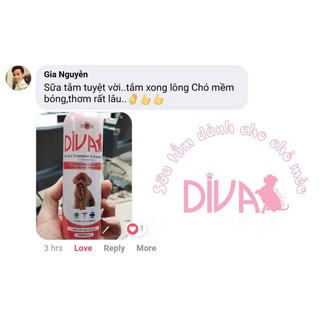 Sữa Tắm Diva Cho Chó Mèo - 400ml