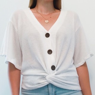 Áo croptop len xoắn trước xuất khẩu