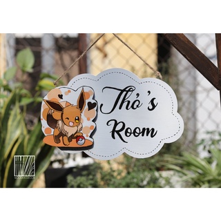 BẢNG GỖ Thỏ Room