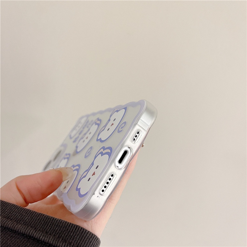 Ốp Điện Thoại Mềm Họa Tiết Gấu Hoạt Hình Sáng Tạo Cho iphone 14 max 13 12 pro max 11pro xs max xs xr 78 plus 6s se2020 x