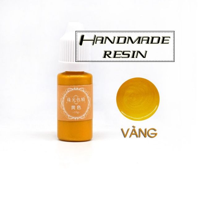 Bộ 12 Màu nhũ ánh kim pha Resin AB, Resin UV