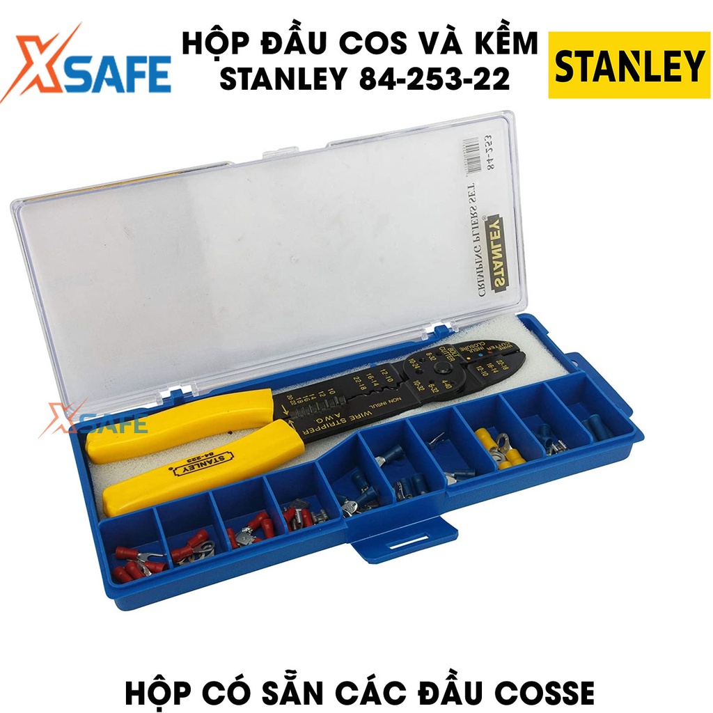 Kềm bấm cos 9 INCH hộp đầu cos STANLEY 84-253-22 230mm Kìm bấm cos Stanley thép cao cấp, chống gỉ, chống ăn mòn