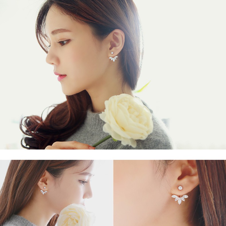 Khuyên Tai Hình Hoa Cúc Chất Liệu Acrylic Phong Cách Hàn Quốc