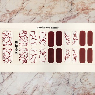 Miếng dán móng tay 3D - Nail Wraps (20 miếng dán khô)