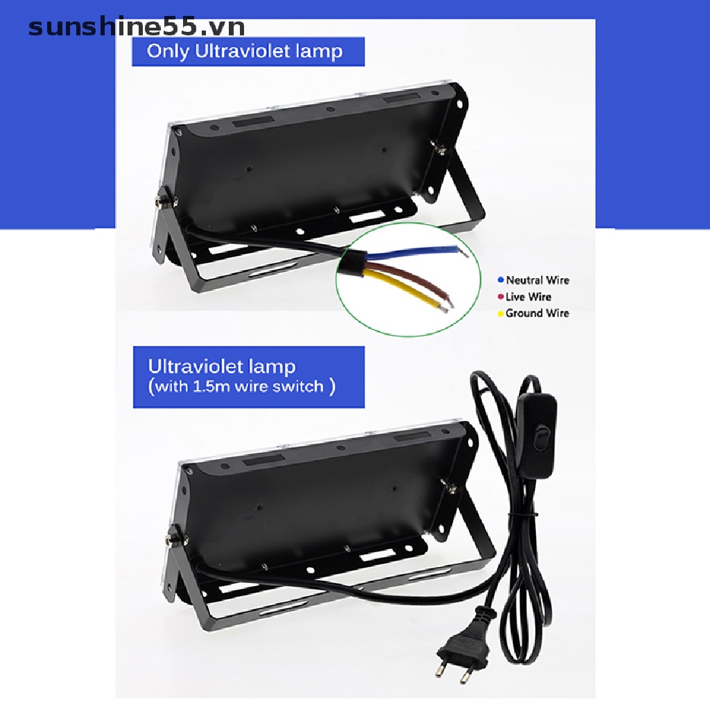 Đèn chiếu tia cực tím tạo hiệu ứng ALIEN 50W 100W trang trí cho lễ Halloween/giáng sinh/DJ Disco/tiệc quán bar