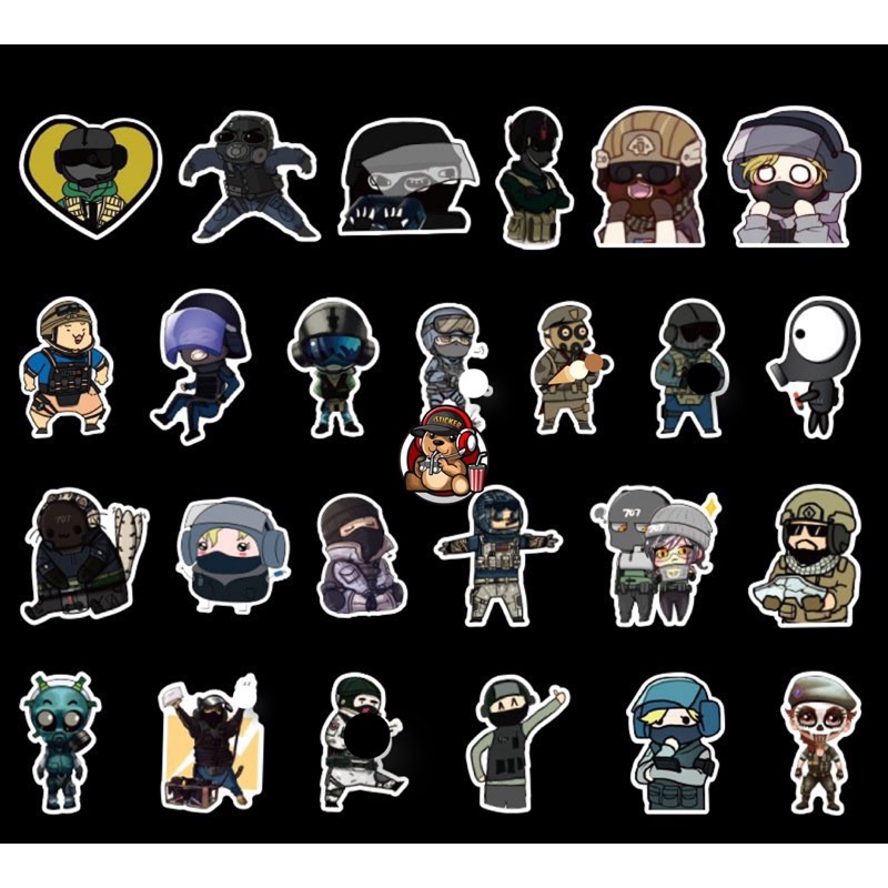 [Set 50 cái] Sticker dễ thương hình dán gameonline CS GO chống thấm nước dán mũ nón bảo hiểm, điện thoại, laptop