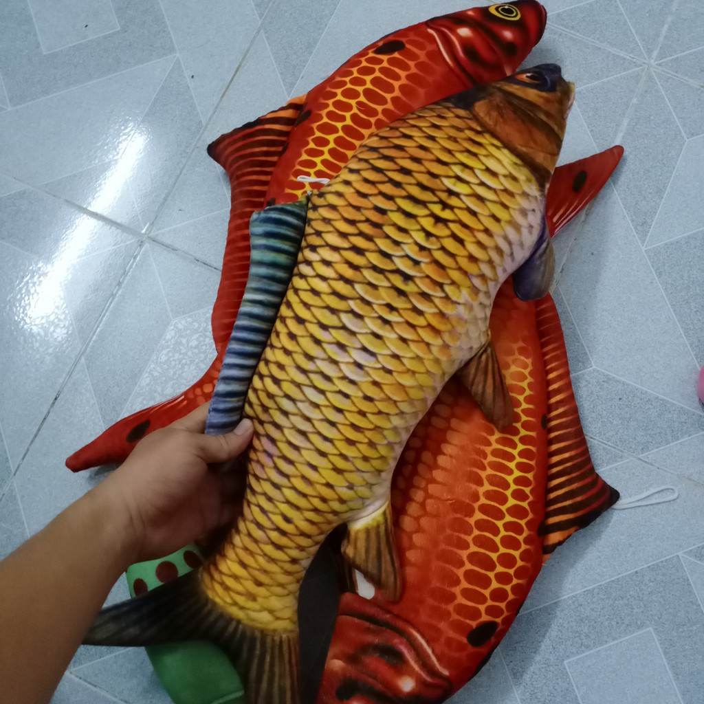 GẤU BÔNG CÁ  (50cm) VẢI NHUNG MỊN 100% GÒN