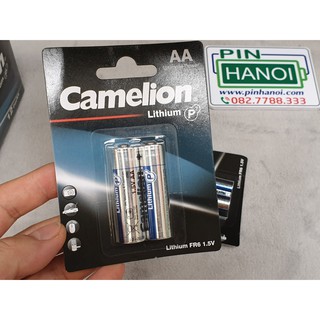 Vỉ 2 pin tiểu dung lượng cao Camelion Lithium P7 FR6-BP2 1.5V